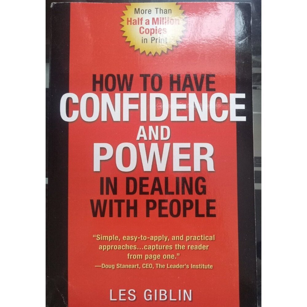 How to Have Confidence Power Les Giblin Self Help Communication Influence HC